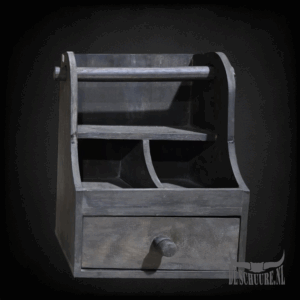 Grutterbak met rolhouder