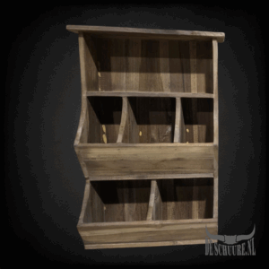 Grutterbak vijf vakken